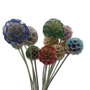 Scabiosa Pods Glittered